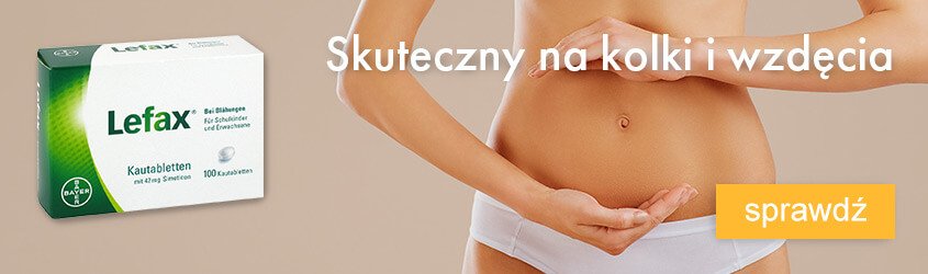 Lefax na kolki i wzdęcia