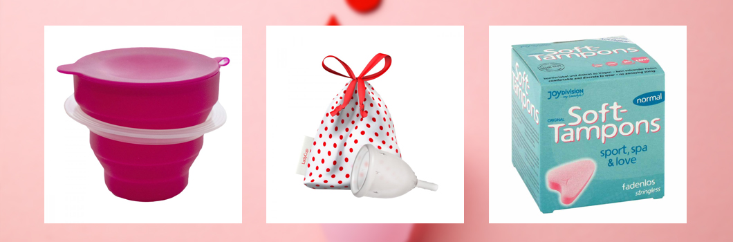 soft tampons i kubeczek menstruacyjny