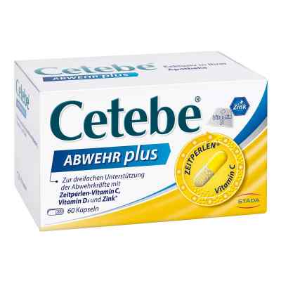 Cetebe Abwehr plus witamina C + D3 + cynk kapsułki