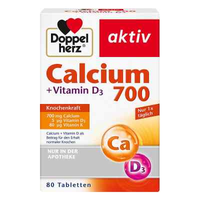 Doppelherz wapń 700 + witamina D3 tabletki