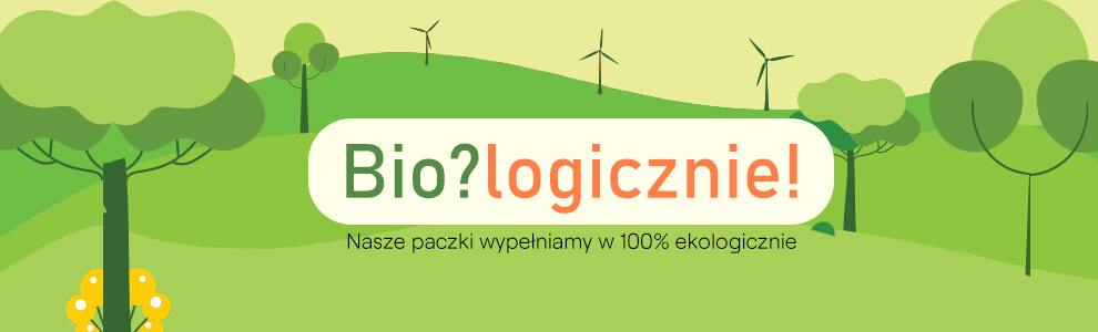 Wypełnienie ze skrobi zamiast plastiku.