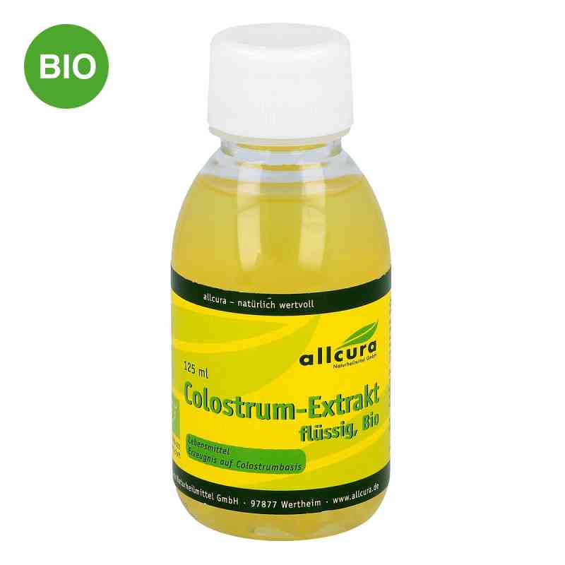 Colostrum – ekstrakt w płynie, BIO 125 ml od allcura Naturheilmittel GmbH PZN 00321566
