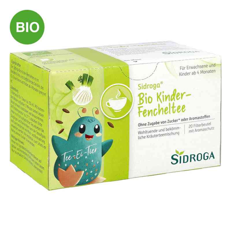Sidroga Bio Kinder herbata dla dzieci z kopru włoskiego saszetki 20X2.0 g od Uriach Germany GmbH PZN 00953935