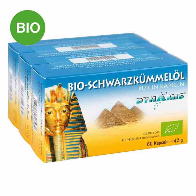 Olej z czarnuszki egipskiej kapsułki 180 szt. od Dynamis Gesundheitsprod.Vertr.GmbH PZN 01050046