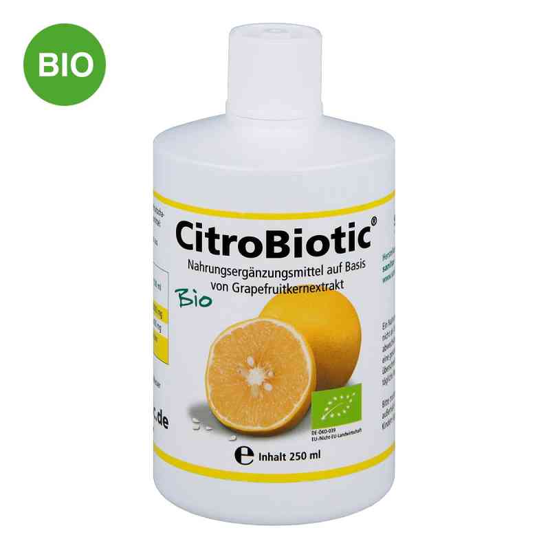 Citrobiotic roztwór 250 ml od SANITAS GmbH & Co. KG PZN 01345161
