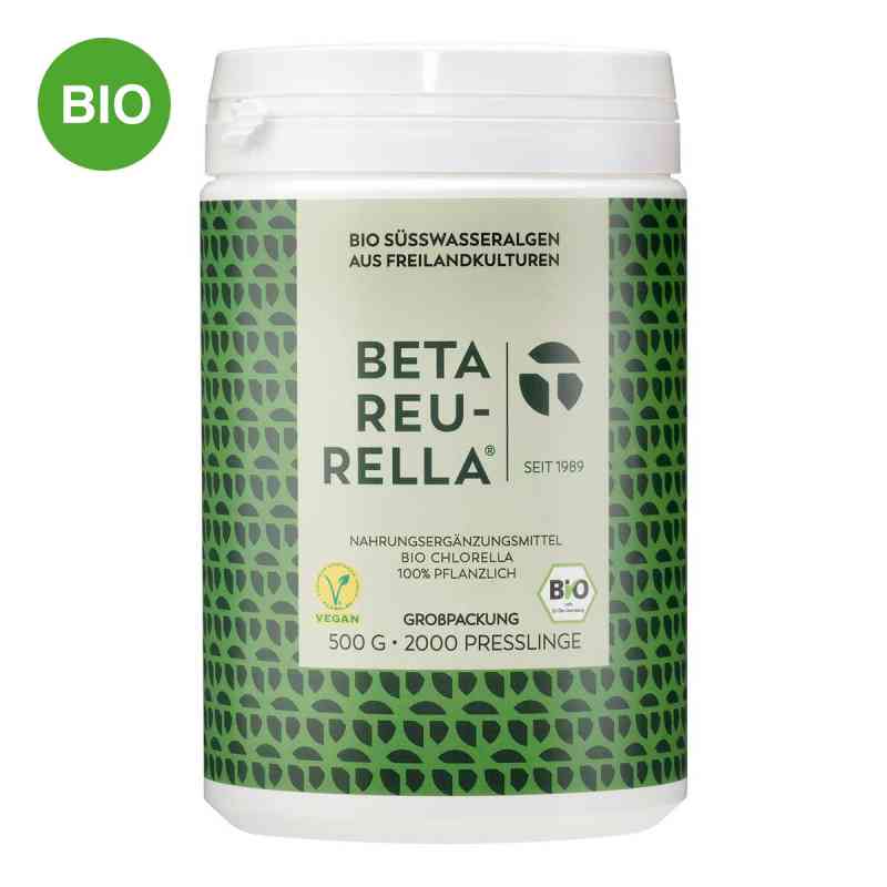 Beta Reu Rella z algami Chlorella pyrenoidosa, tabletki 2000 szt. od S+H Pharmavertrieb GmbH PZN 01927957