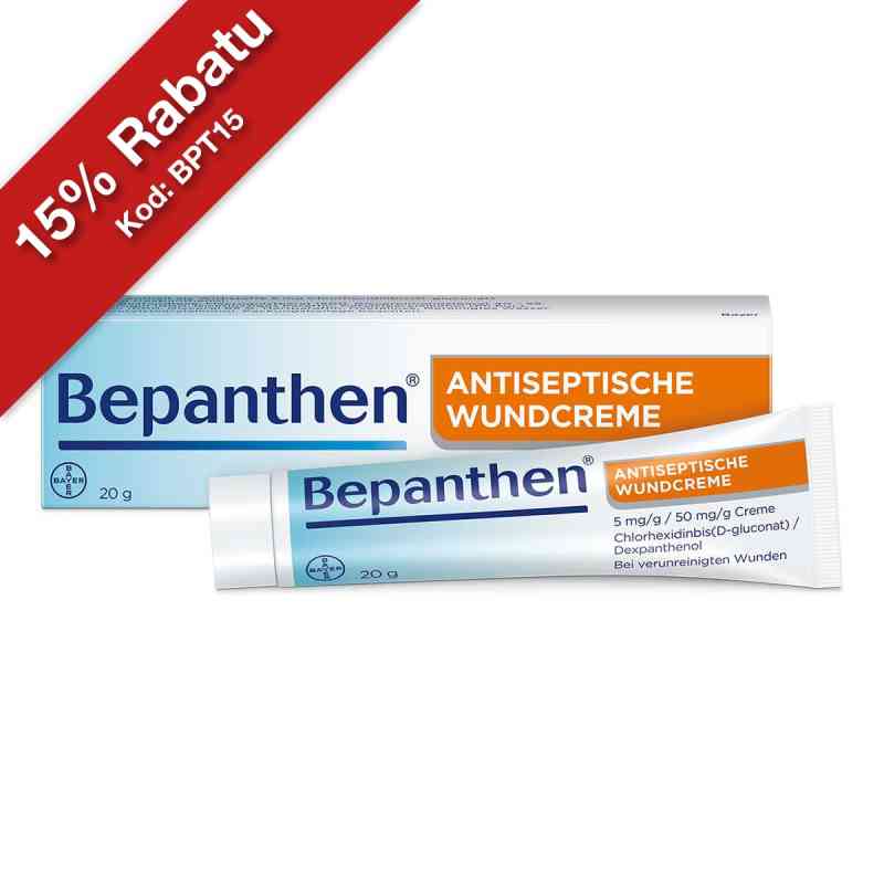 Bepanthen Antiseptische Krem chłodzący 20 g od Bayer Vital GmbH PZN 01987824