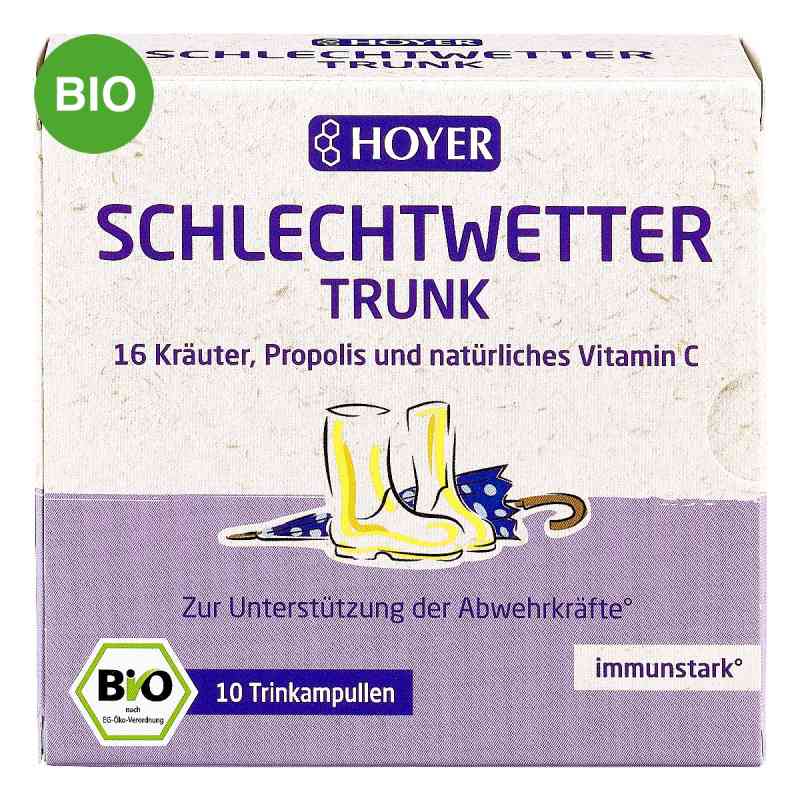 Hoyer Schlechtwetter Trunk ampułki do picia 10X10 ml od HOYER GmbH PZN 02002718