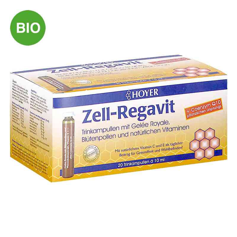 Hoyer Zell Regavit ampułki do picia 20X10 ml od HOYER GmbH PZN 02002724