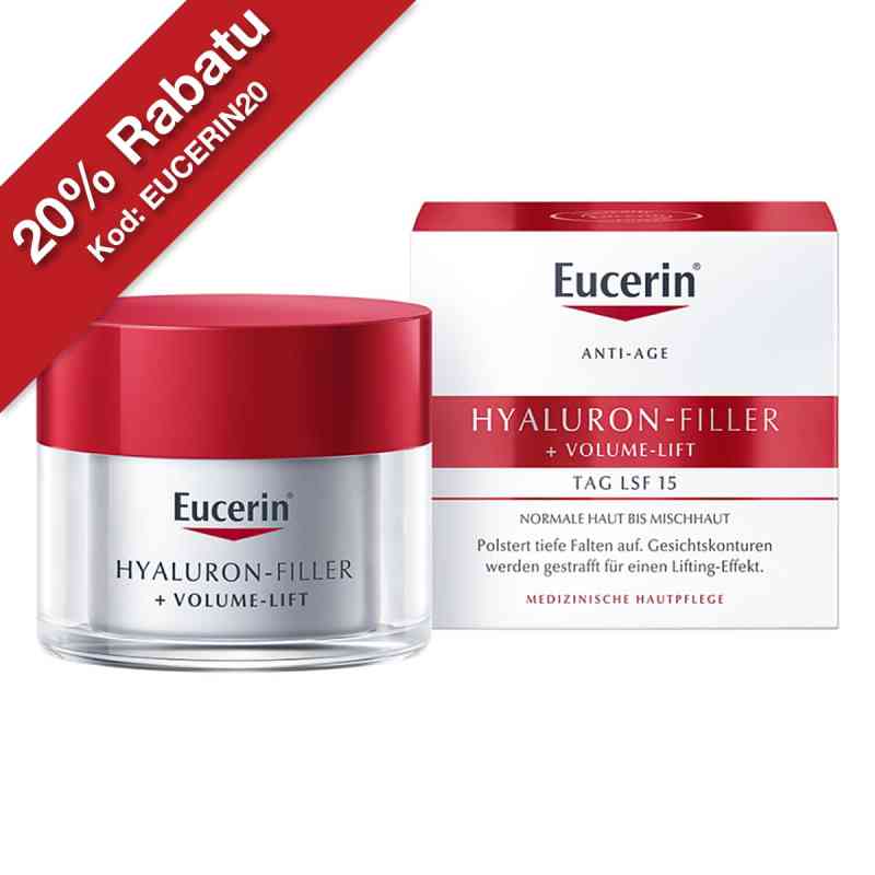Eucerin Volume-Filler krem liftingujący na dzień dla skóry norma 50 ml od Beiersdorf AG Eucerin PZN 02398082