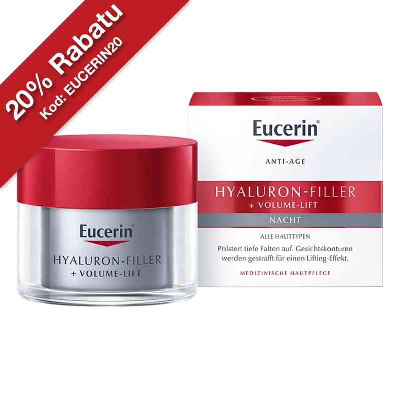 Eucerin Volume-Filler krem przywracający objętość na noc 50 ml od Beiersdorf AG Eucerin PZN 02398780