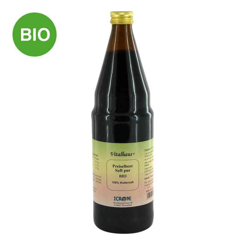 Preiselbeer Saft Pur Bio Vitalhaus 750 ml od Axisis GmbH PZN 02671537