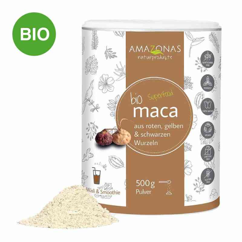 Maca 100% Pur Bio w proszku 500 g od AMAZONAS Naturprodukte Handels GmbH PZN 04534715