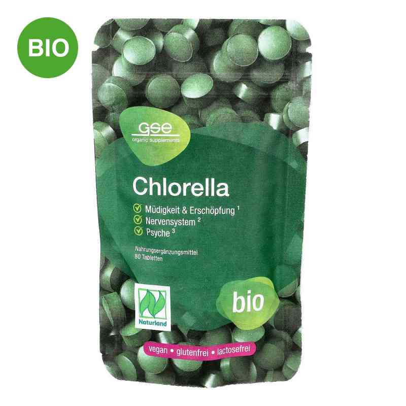 Chlorella 500 mg Bio Naturland tabletki 80 szt. od GSE Vertrieb Biologische Nahrungsergänzungs- & Hei PZN 05386004
