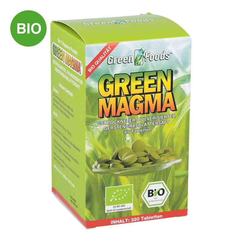 Green Magma Tabletki z ekstraktem z trawy jęczmiennej 320 szt. od allcura Naturheilmittel GmbH PZN 06641160
