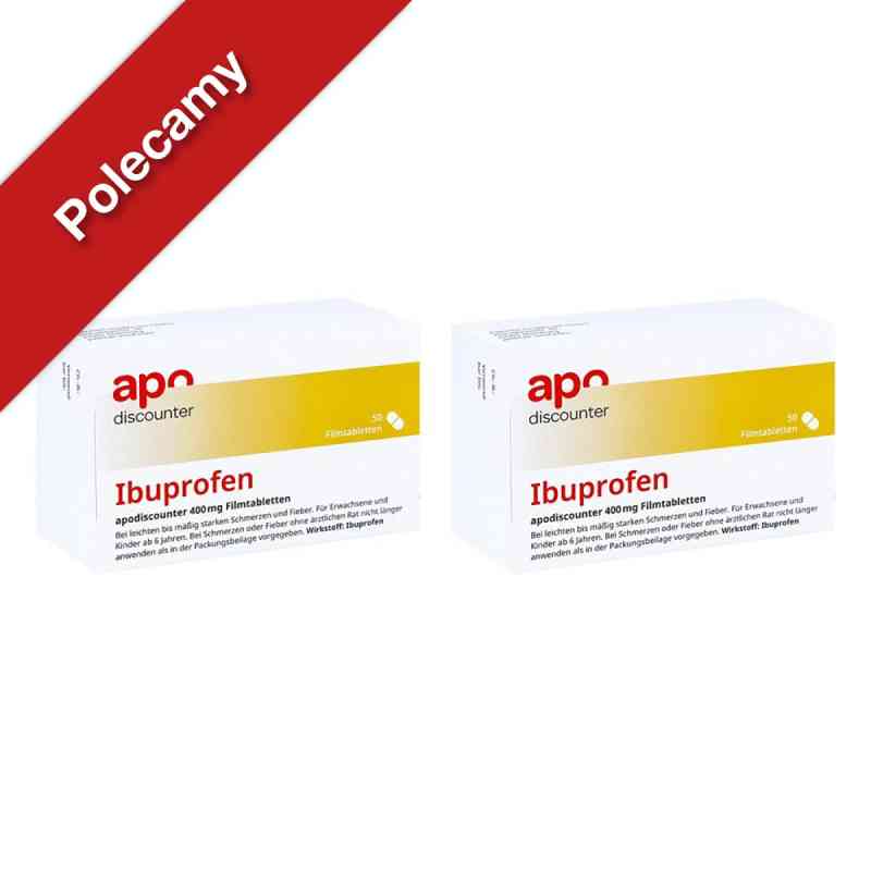Ibuprofen Apodiscounter 400 Mg Schmerztabletten 2 x 50 szt. od Fairmed Healthcare GmbH PZN 08101936