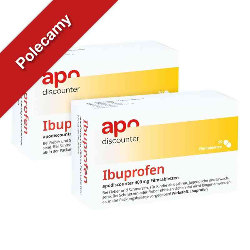 Ibuprofen Apodiscounter 400 Mg Schmerztabletten 2x50 szt. od Apotheke im Paunsdorf Center PZN 08101954