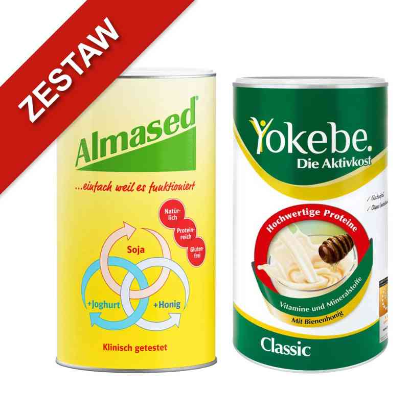 Almased + Yokebe zestaw koktajli odchudzających 1 szt. od  PZN 08130061