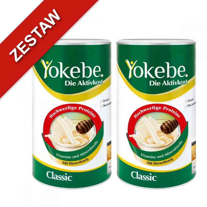 Yokebe Classic koktajl na odchudzanie w proszku dwupak 2x500 g od Naturwohl Pharma GmbH PZN 08130062