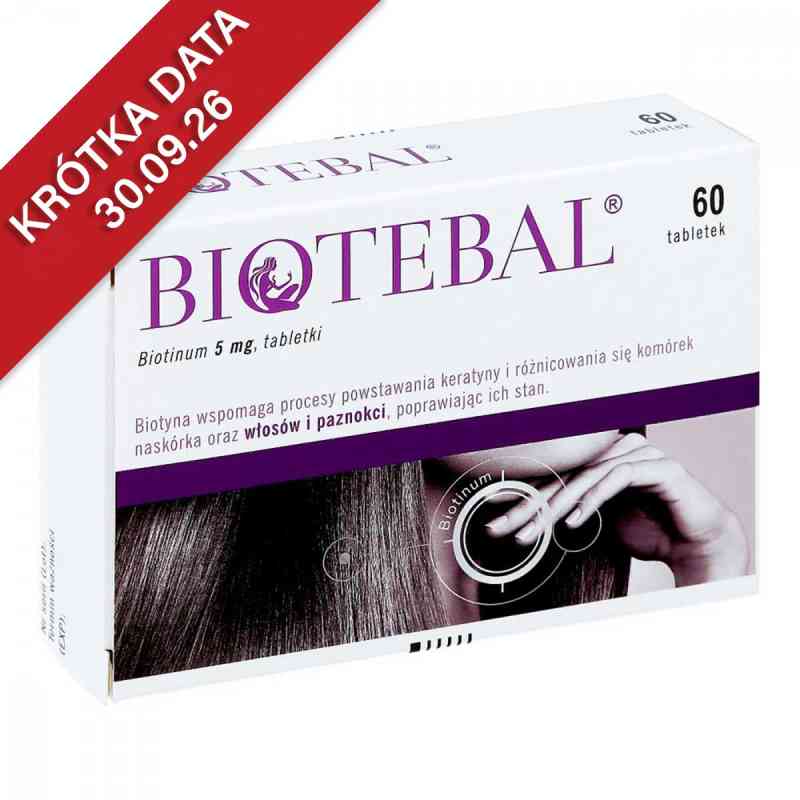 Biotebal 5mg tabletki 60  od WARSZAWSKIE ZAKŁ.FARM. POLFA S.A. PZN 08300031