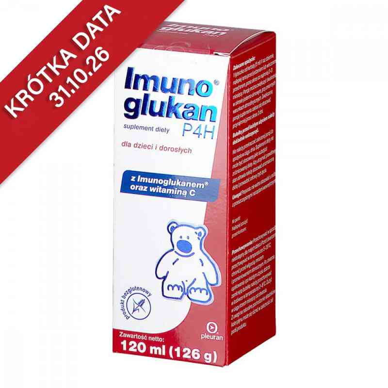 Imunoglukan P4H dla dzieci i dorosłych 120 ml od PLEURAN SPOL.S R.O. PZN 08300159