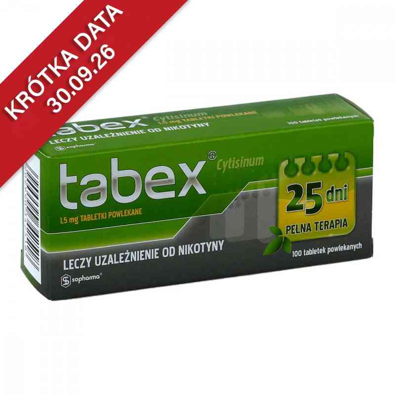 Tabex 1,5 mg tabletki powlekane 100  od SOPHARMA PLC PZN 08300273