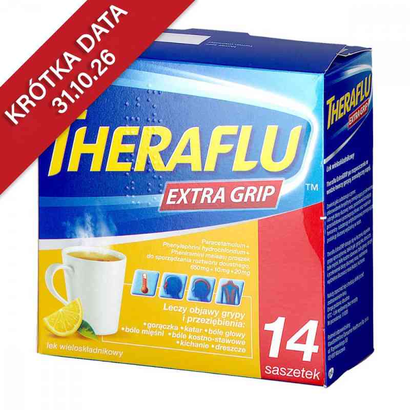 Theraflu ExtraGrip saszetki 14  od NOVARTIS CONSUMER HEALTH GMBH PZN 08300280
