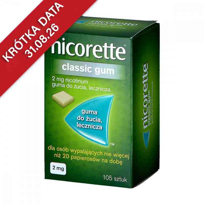 Nicorette Classic Gum guma do żucia 105  od MCNEIL AB PZN 08300339