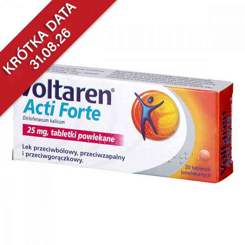 Voltaren Acti Forte tabletki powlekane 20  od NOVARTIS CONSUMER HEALTH GMBH PZN 08300412