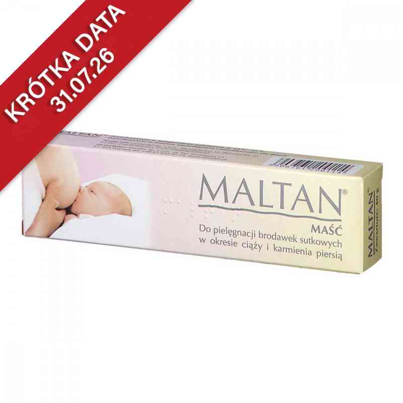 Maltan maść do pielęgnacji brodawek sutkowych 40 ml od MASTERS SP. Z O.O. PZN 08300415