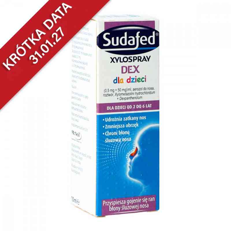 Sudafed Xylospray DEX dla dzieci 10 ml od FAMAR HEALTH CARE SERVICES MADRID S.A.U. PZN 08300677