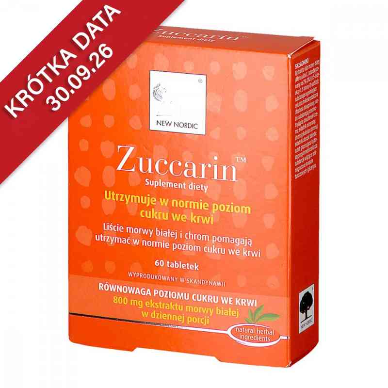 Zuccarin tabletki 60  od NEW NORDIC PZN 08300732