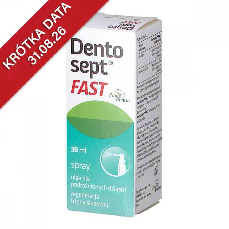 Dentosept Fast spray 30 ml od PHYTOPHARM KLĘKA S.A. PZN 08300792