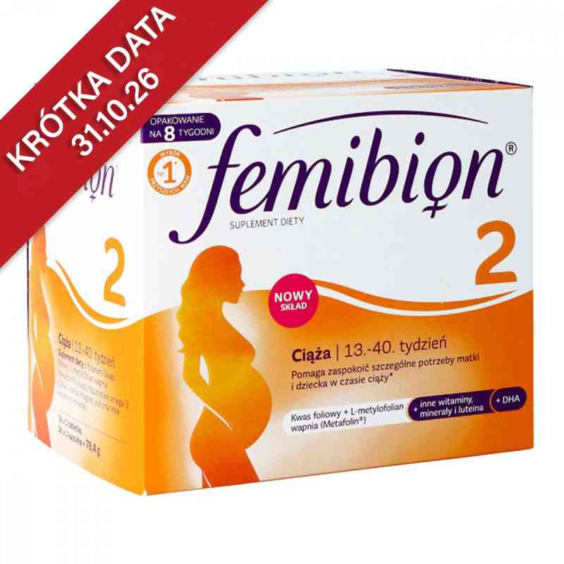 Femibion 2 Ciąża tabletki + kapsułki 56  od P&G HEALTH AUSTRIA GMBH&CO.OG PZN 08300993