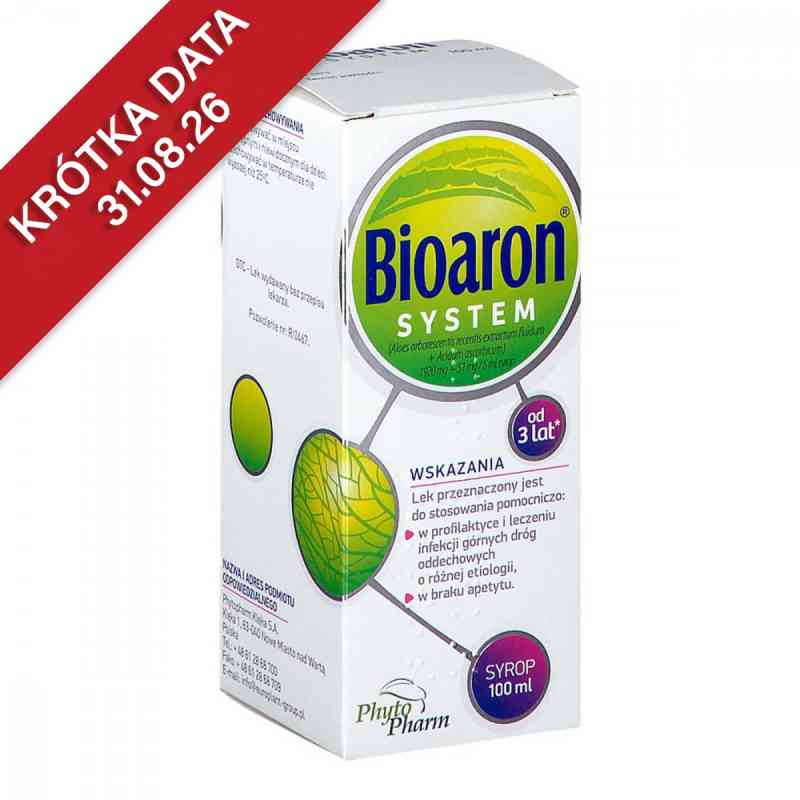 Bioaron System syrop (Bioaron C) 100 ml od PHYTOPHARM KLĘKA S.A. PZN 08301091