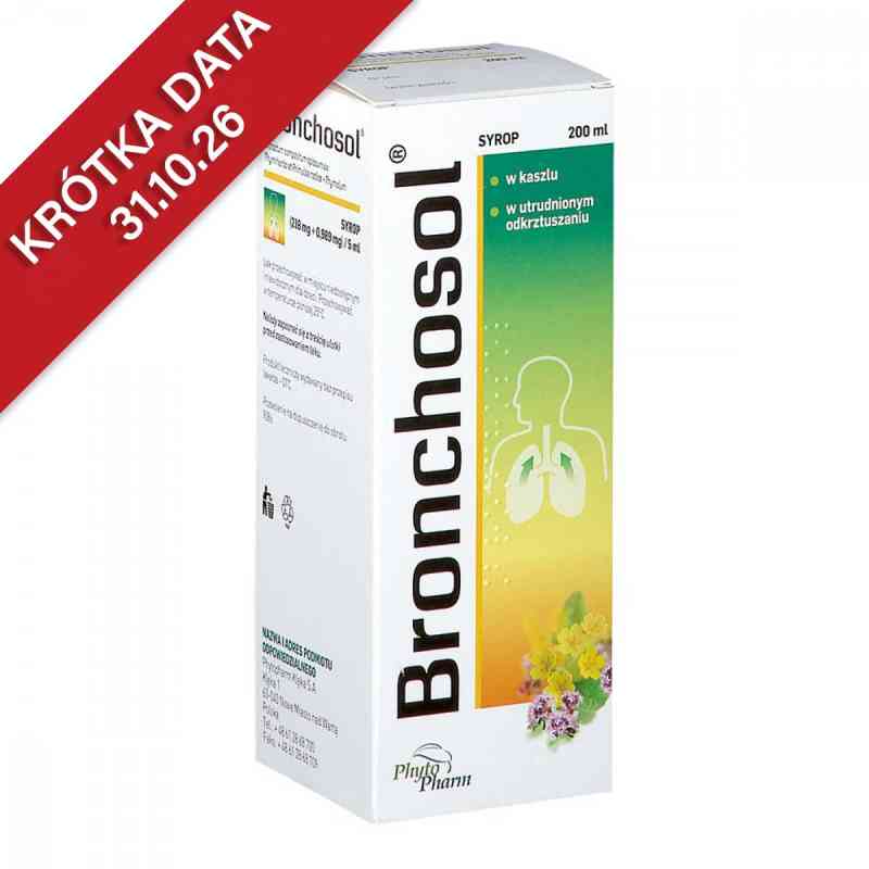 Bronchosol syrop 200 ml od PHYTOPHARM KLĘKA S.A. PZN 08301115