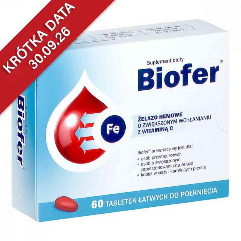 Biofer tabletki 60  od ORKLA HEALTH A/S PZN 08301146