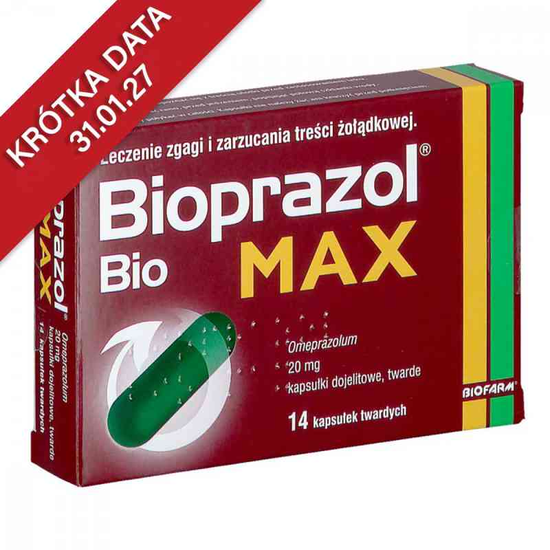 Bioprazol Bio Max 14  od BIOFARM SP.Z O.O. PZN 08301293