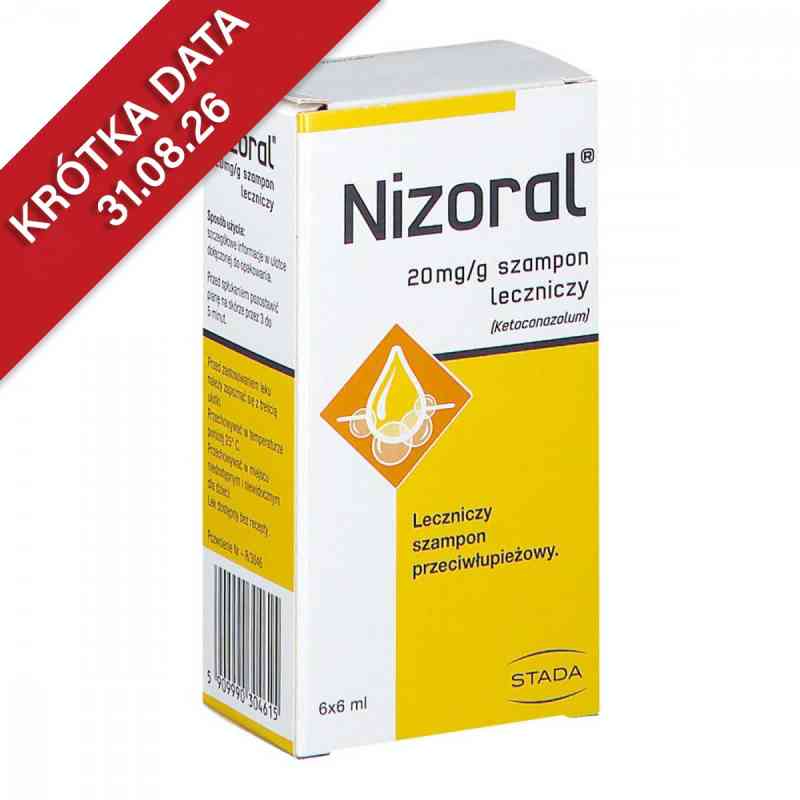 Nizoral szampon saszetki 6  od JANSSEN PHARMACEUTICA N.V. PZN 08301326