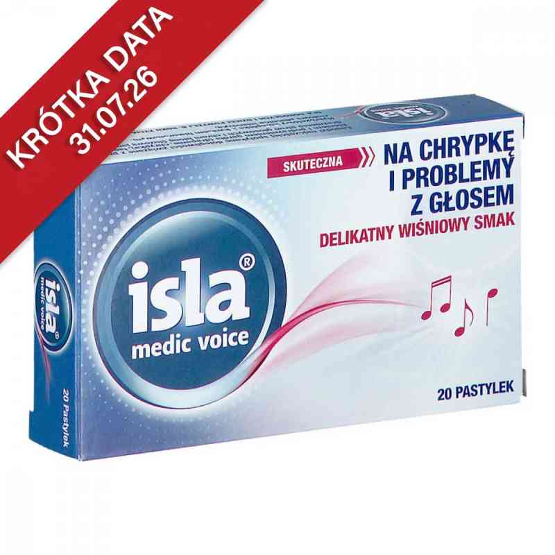 Isla medic voice pastylki 20  od ENGELHARD ARZNEIMITTEL GMBH & CO KG PZN 08301463