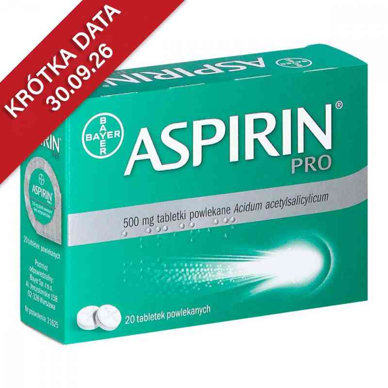 Aspirin Pro 20  od BAYER BITTERFELD GMBH PZN 08301754