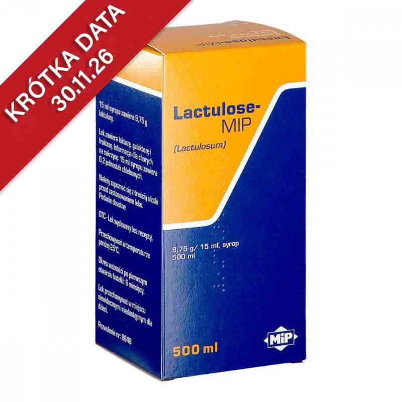 Lactulose-MIP syrop 500 ml od CHEPHASAAR CHEM-PHARM.FABRIK G.M.B.H. PZN 08301812