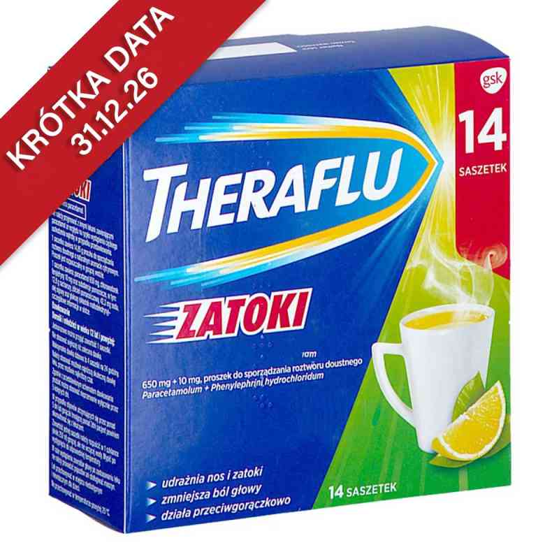 Theraflu Zatoki saszetki 14  od NOVARTIS CONSUMER HEALTH GMBH PZN 08301856