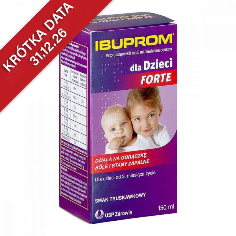 Ibuprom dla Dzieci Forte zawiesina 150 ml od FARMASIERRA S.A. PZN 08302062