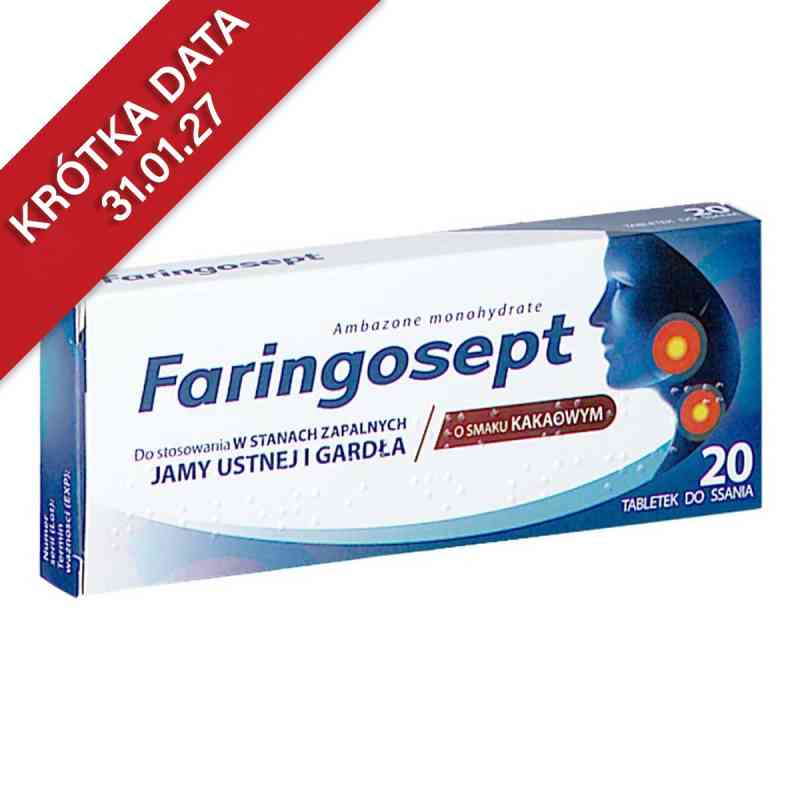 Faringosept tabletki do ssania 20  od S.C. TERAPIA S.A. PZN 08302353