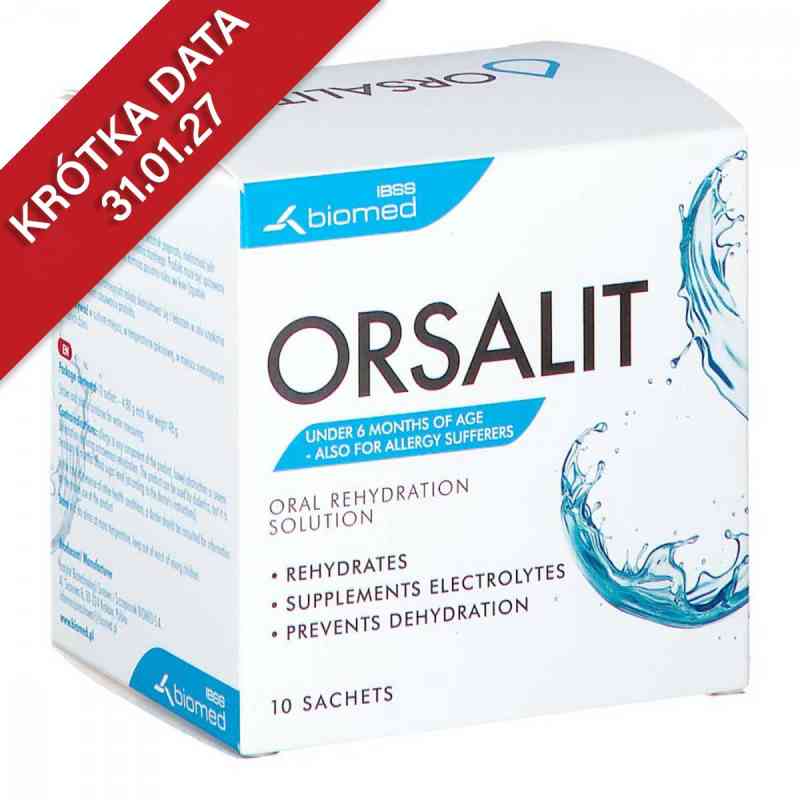 Orsalit saszetki 10 sasz. od INSTYTUT BIOTECHNOLOGII SUROWIC I SZCZEPIONEK BIOM PZN 08302729