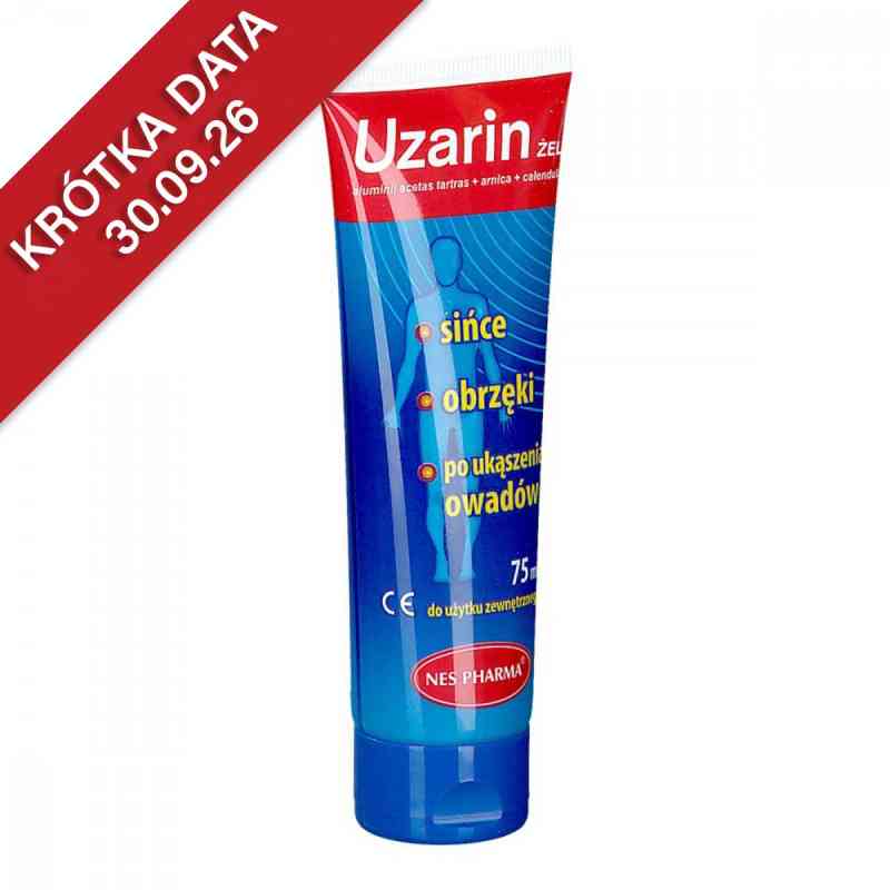 UZARIN Żel 75 ml od NES PHARMA RYSZARD PISKLAK SP. J. PZN 08302998