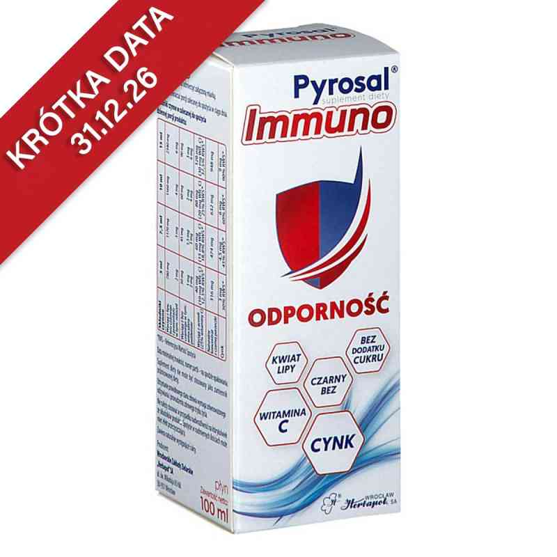 Pyrosal Immuno płyn 100 ml od WROCŁAWSKIE ZAKŁADY ZIELARSKIE 