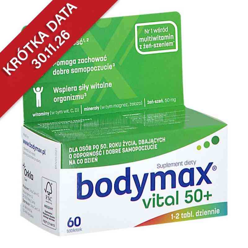 BODYMAX Vital 50+ tabletki 60  od ORKLA CARE A/S PZN 08303456