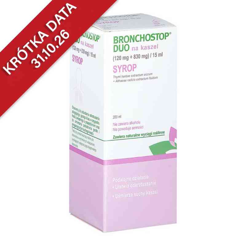 Bronchostop Duo syrop na kaszel 200 ml od KWIZDA PHARMA GMBH PZN 08303457